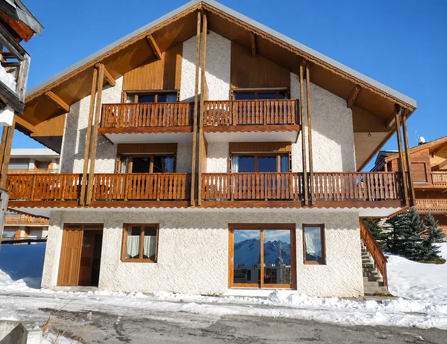 Le chalet L’Eau Vive en hiver
